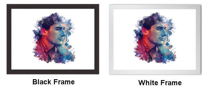 Ayrton Senna da Silva Framed Print